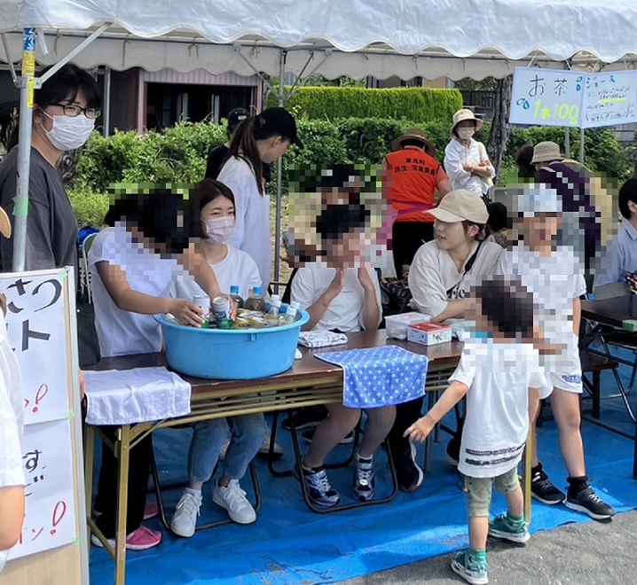 飲み物販売の様子