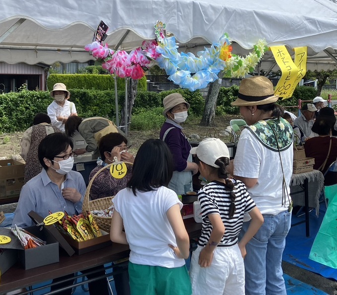 軽食販売の様子