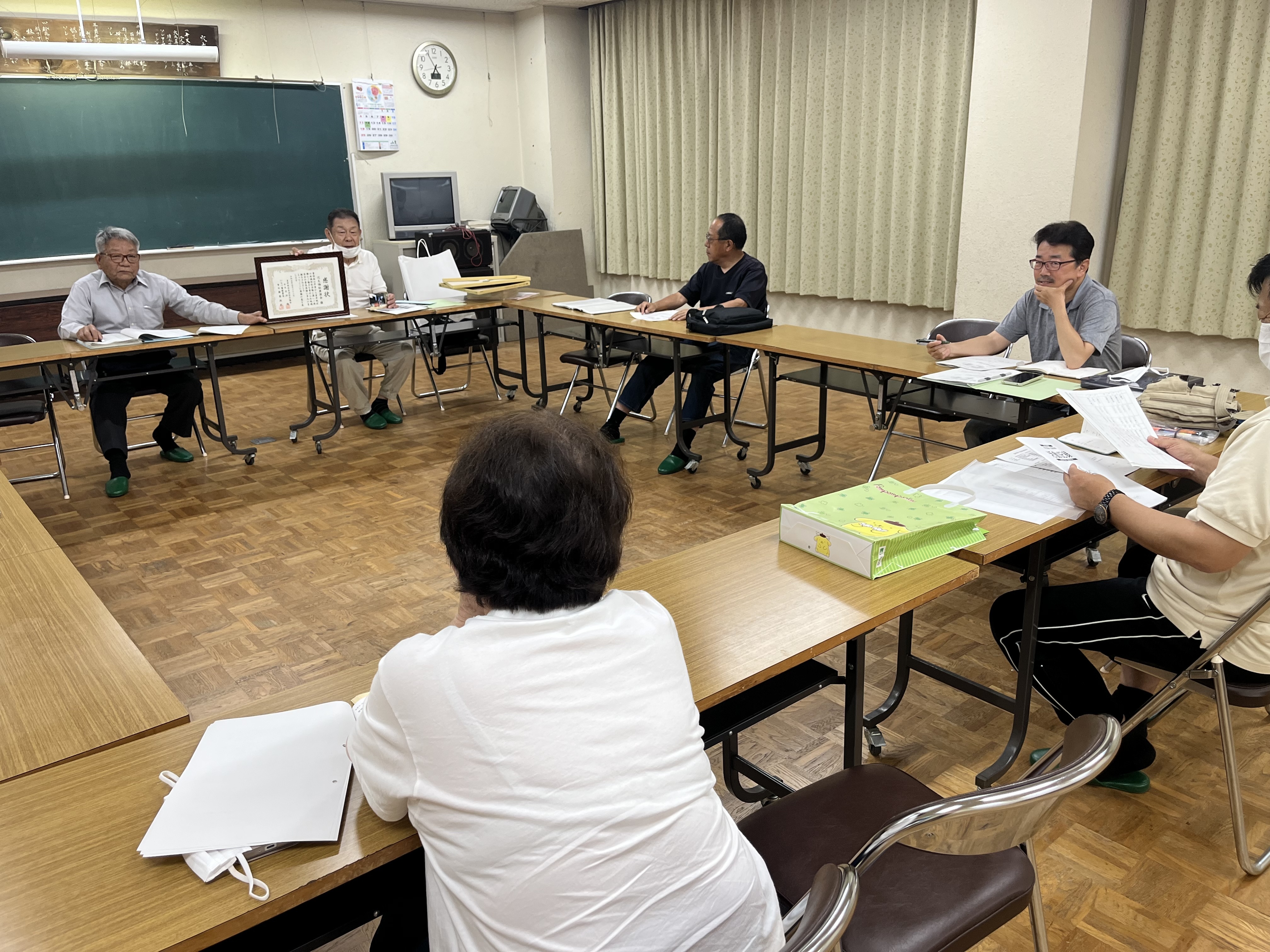 穴太福祉座談会のようす