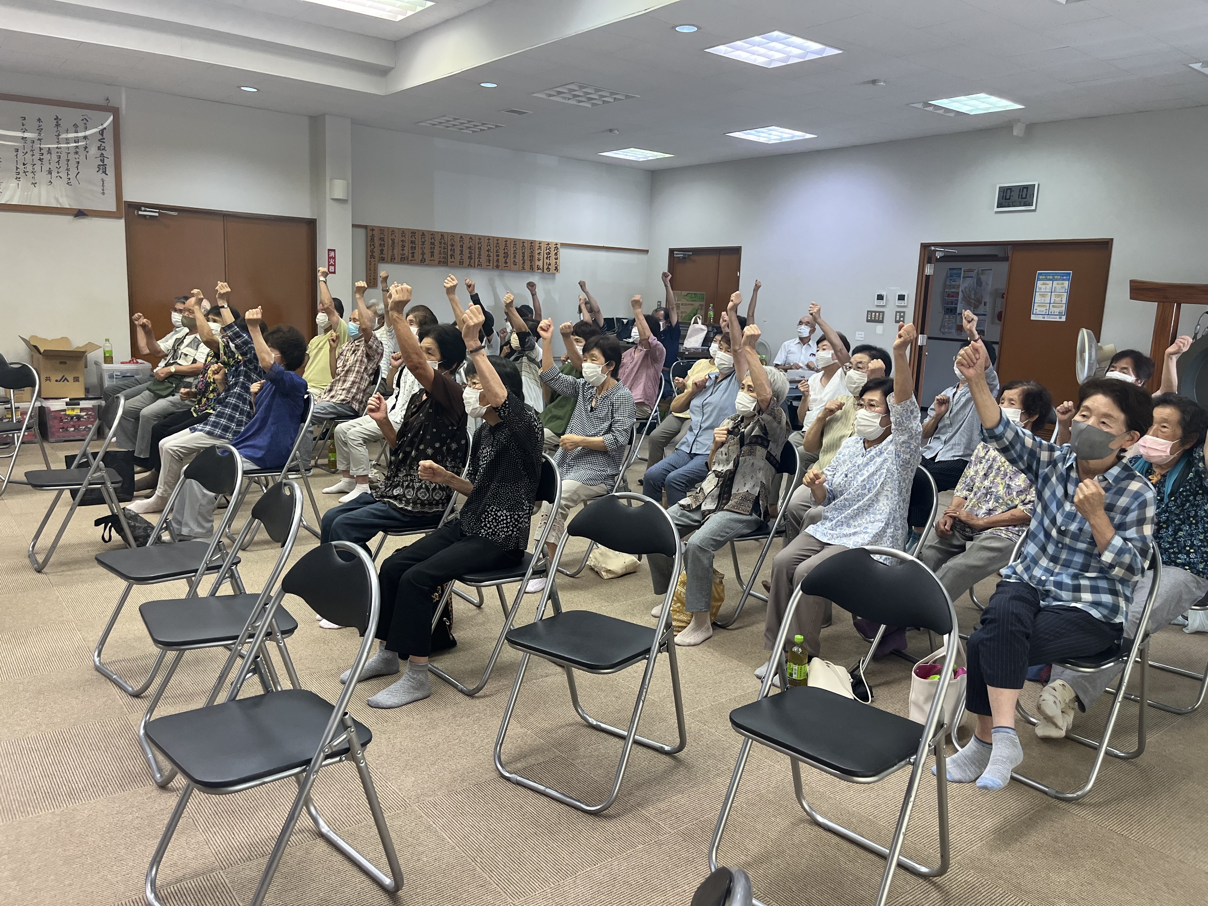 高齢者イキイキ体操の様子