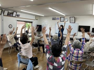 準備運動の様子(2)