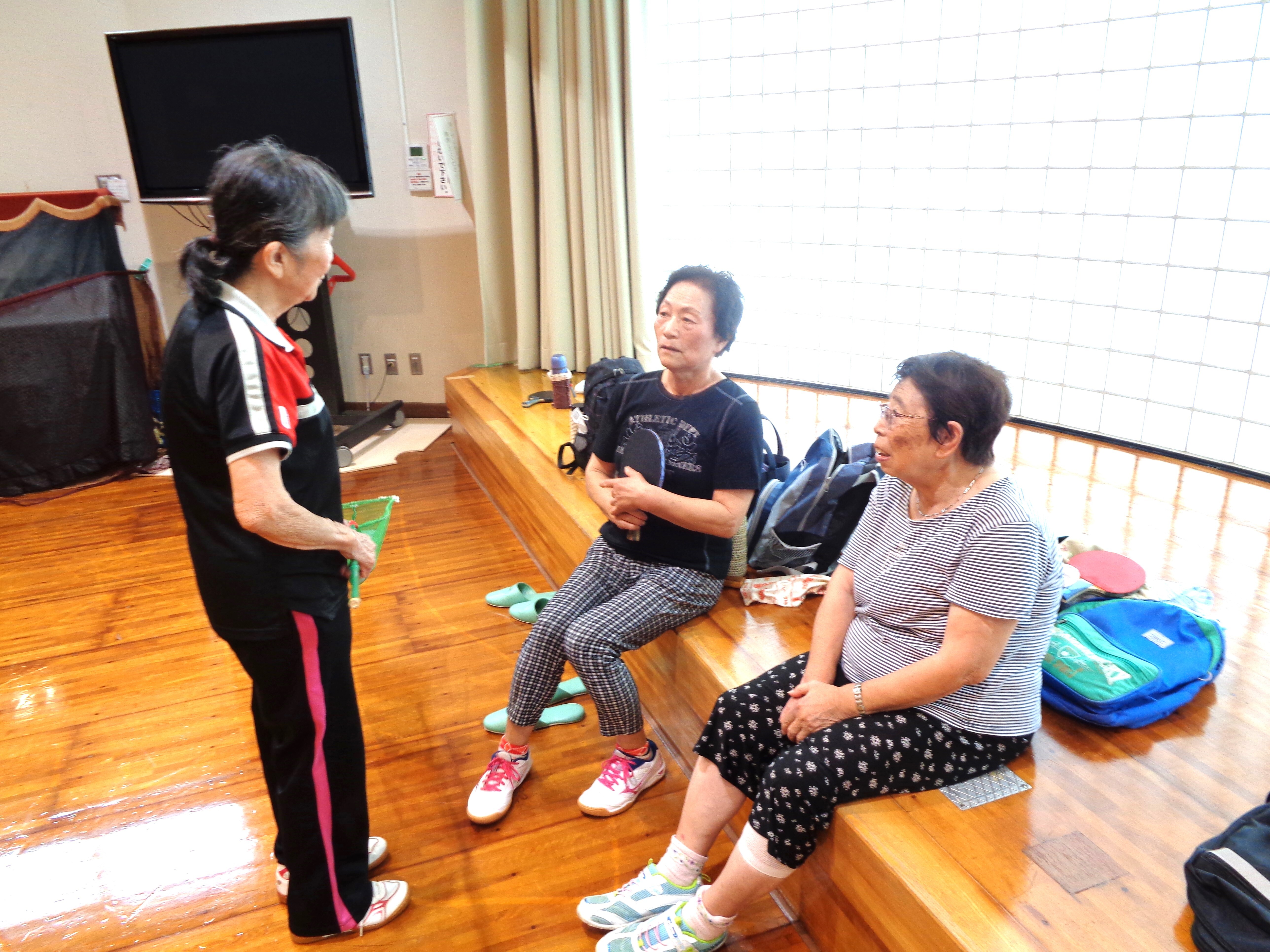 はぎ遊話会卓球部の活動の様子(4)