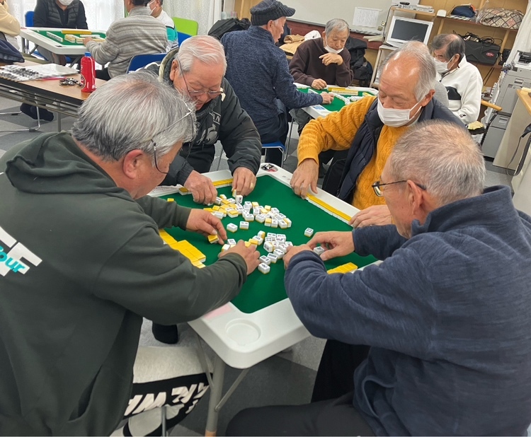 マージャン大会の様子(4)